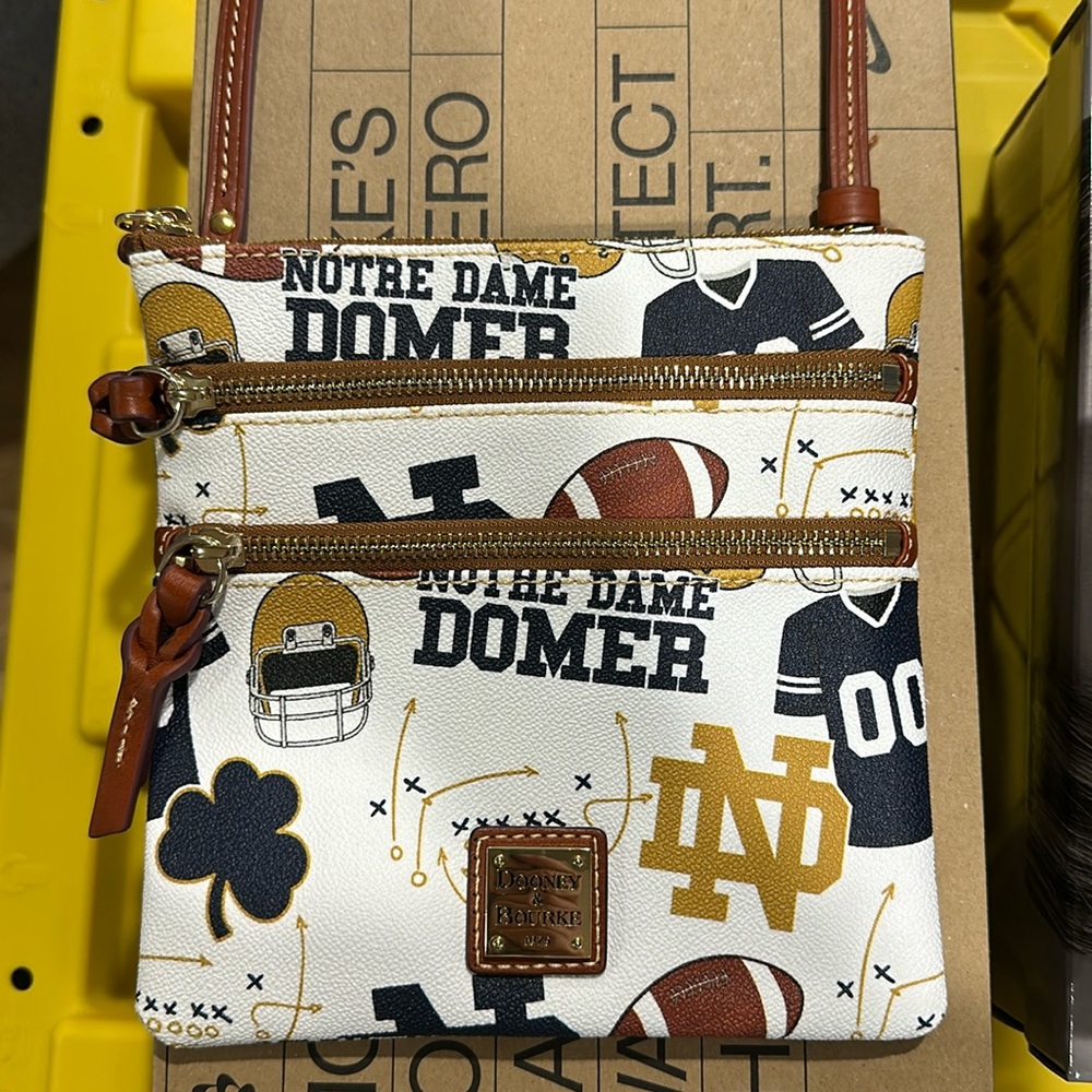 Never Used - Dooney and Burke Notre Dame Crossbody